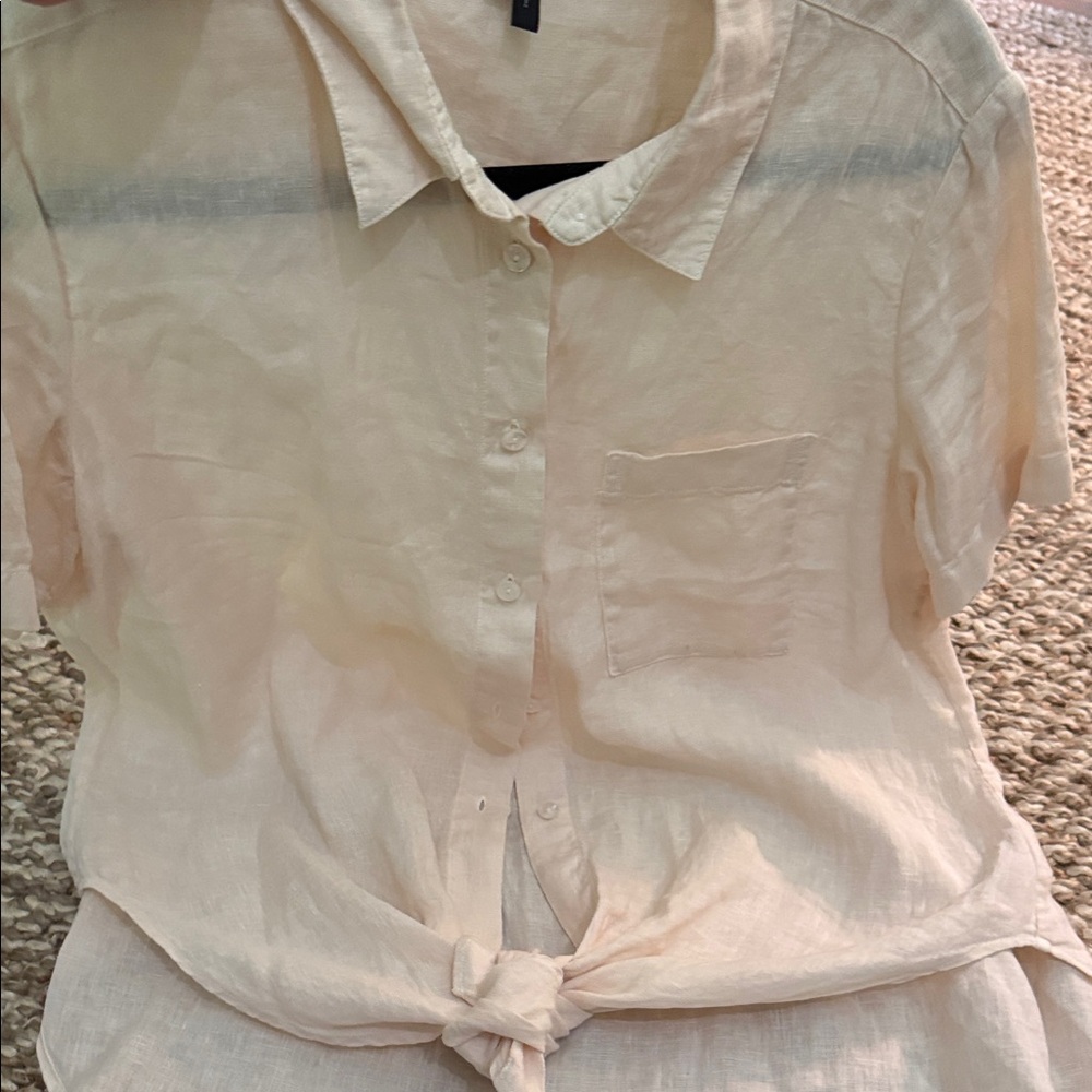 THEORY 100% Linen Button-Up Shirt - Unbranded - Picture 9 of 11